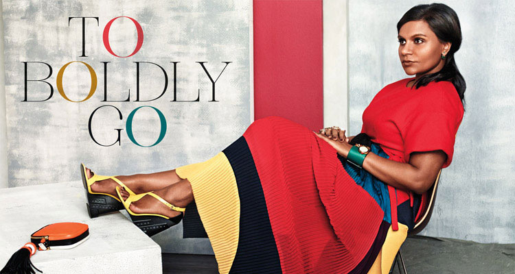 Mindy Kalling for InStyle Magazine by Bjarne Jonasson