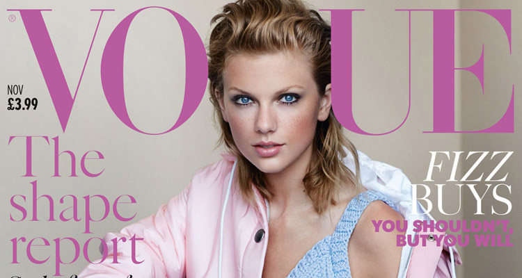 Taylor Swift In Miu Miu for Vogue UK November 2014
