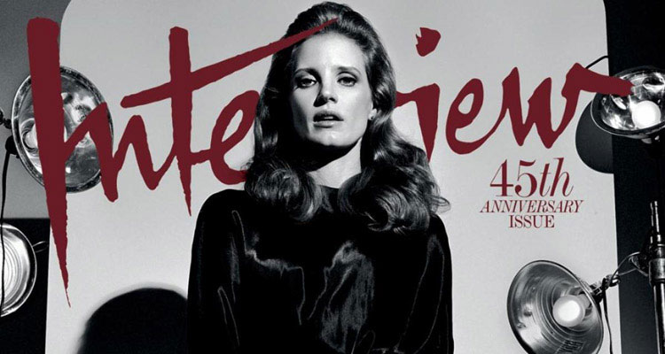 Jessica Chastain for Interview by Craig McDean