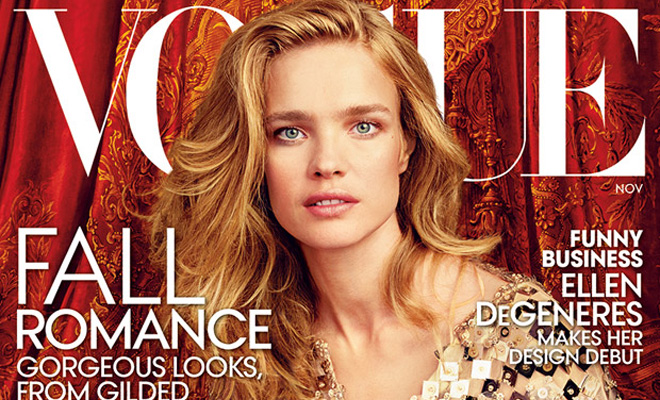 Natalia Vodianova for Vogue US by Annie Leibovitz