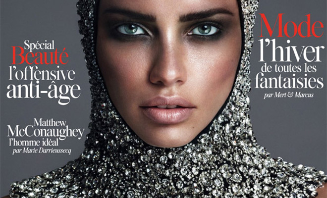 Adriana Lima for Vogue Paris November 2014