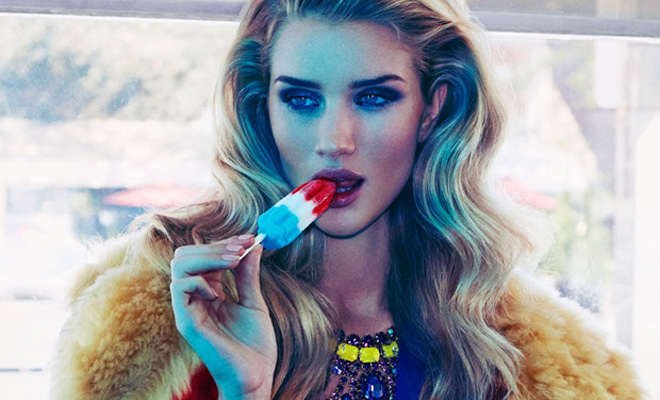 Rosie Huntington-Whiteley by James Macari for Vogue Mexico