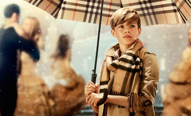Burberry Festive Starring Romeo Beckham