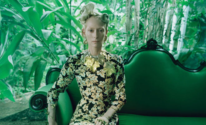 Tilda Swinton by Tim Walker for W Magazine