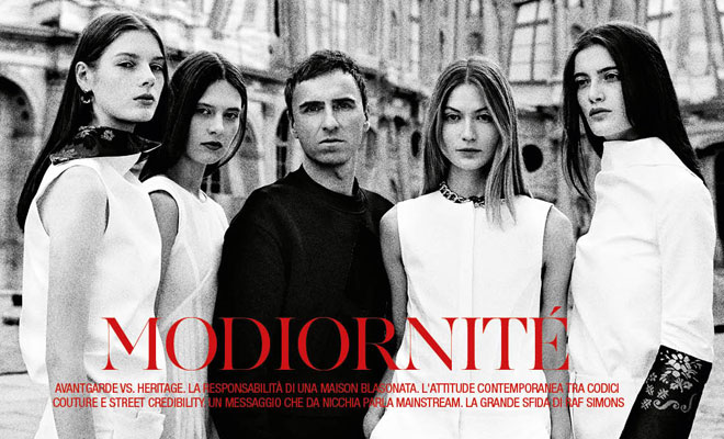 Raf Simons and Giambattista Valli for MFF – Magazine For Fashion