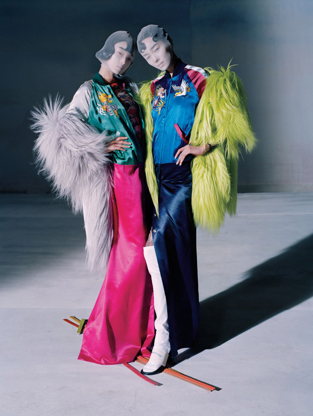 Fei Fei Sun & Xiao Wen for Vogue China by Tim Walker