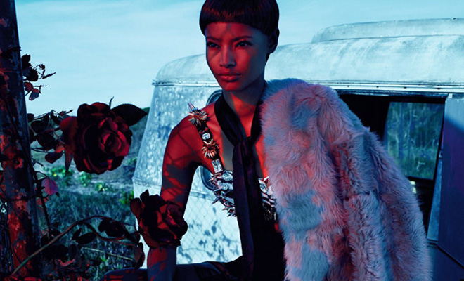 Malaika Firth for Numero Magazine by Txema Yeste