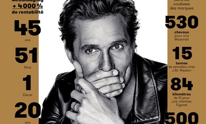 Matthew McConaughey for L’Optimum by Eric Ray Davidson