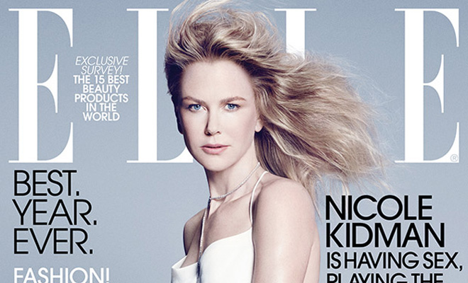 Nicole Kidman Covers American Elle January 2015