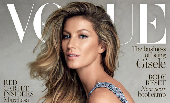 Gisele Bundchen for Vogue Australia January 2015