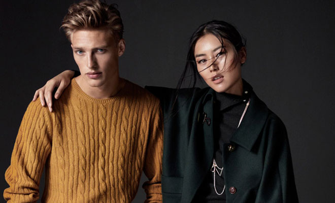 Liu Wen for Massimo Dutti Equestrian FW14 by Hunter & Gatti