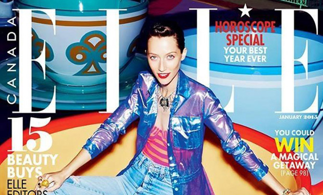 Alana Zimmer for Elle Canada by Max Abadian