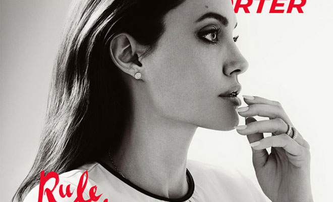 Angelina Jolie for The Hollywood Reporter by Joe Pugliese