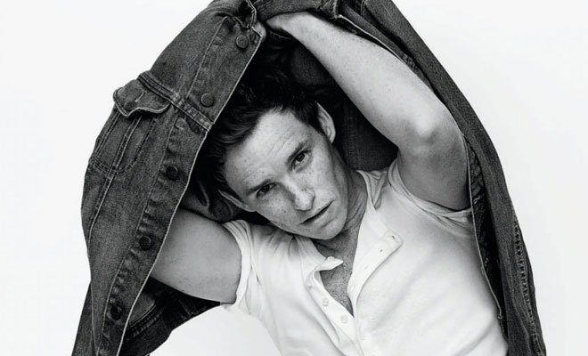 Eddie Redmayne in Denim for ELLE UK