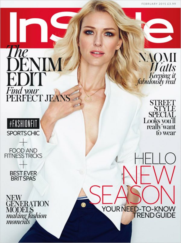 Naomi Watts for InStyle UK by Max Abadian