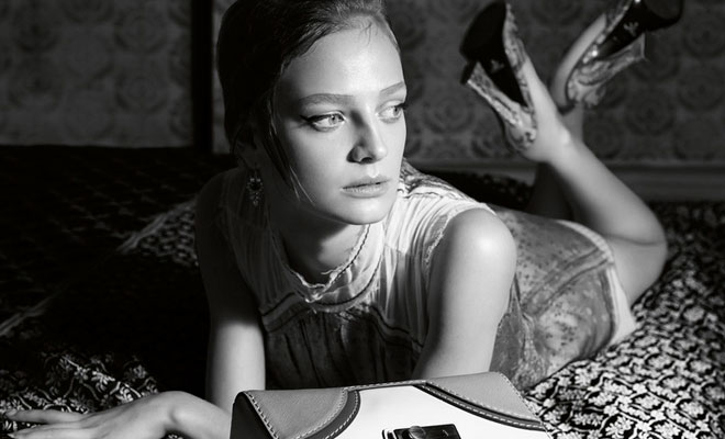 Gemma Ward, Ine Neefs and Julia Nobis for PRADA Spring Images