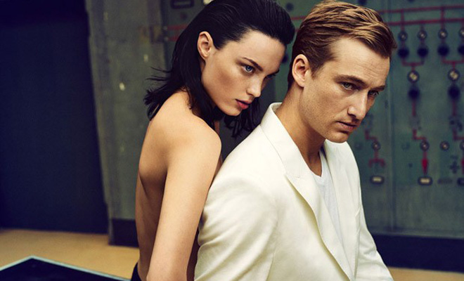 Naty Chabanenko & Alexander Fehling for Bazaar Germany