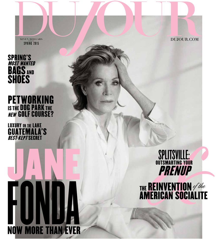 Jane Fonda by Thomas Whiteside for DuJour Magazine