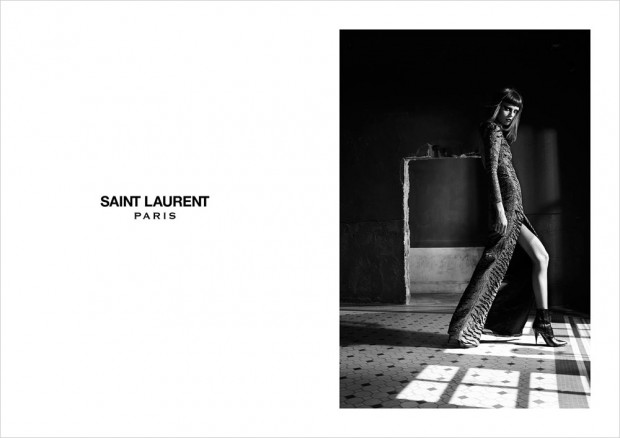 Flo Dron for Saint Laurent Fall Winter 2015.16