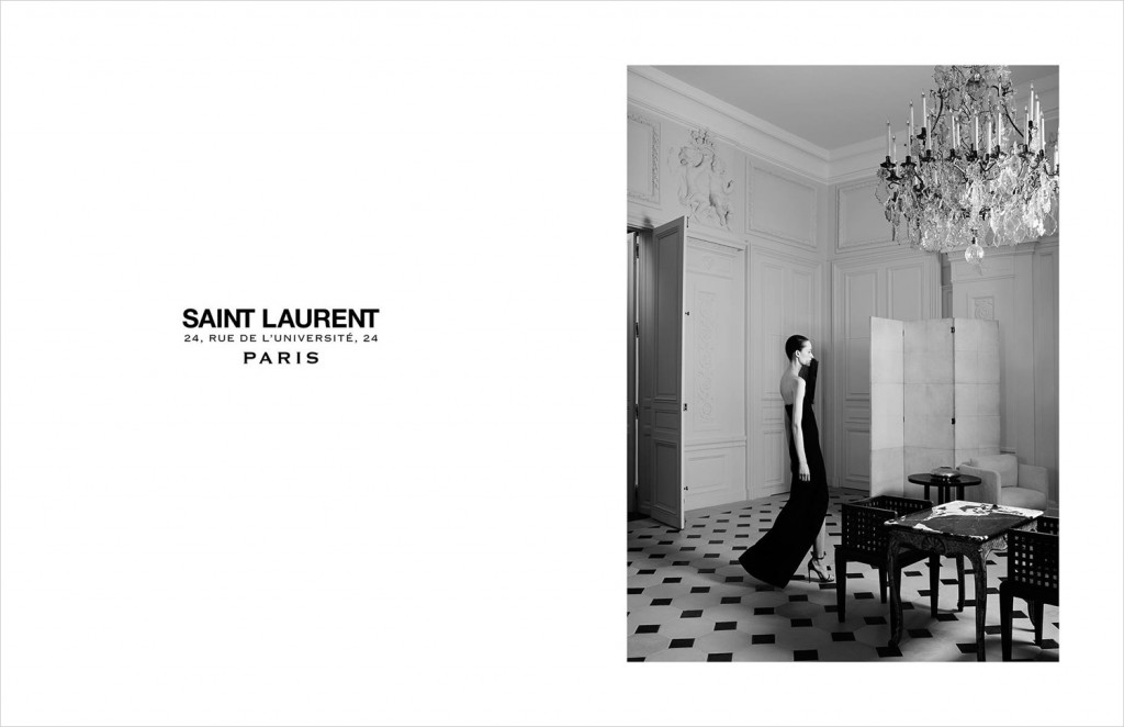 Saint Laurent Couture Rue de l'université by Hedi Slimane