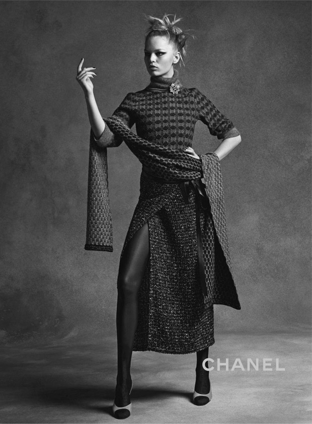 Anna Ewers & Lindsey Wixson for Chanel Fall Winter 2015