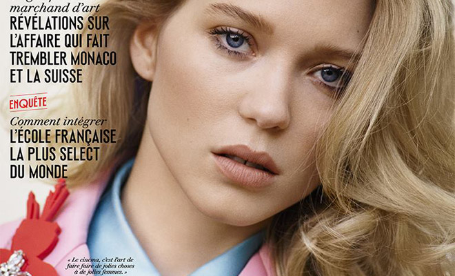 Léa Seydoux Vanity Fair France December 2023/January 2024 - theFashionSpot