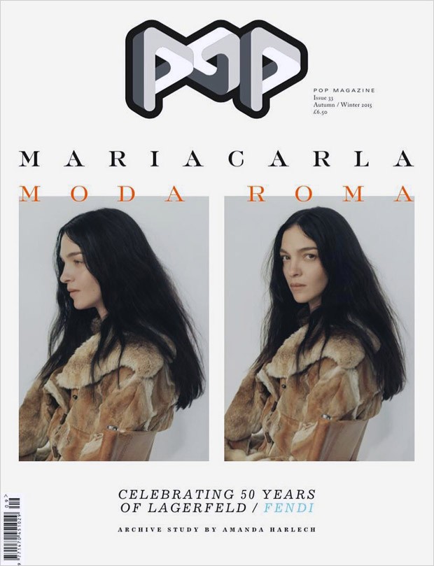 Mariacarla Boscono for Pop Magazine by Sean and Seng