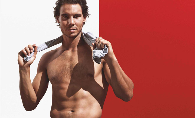 Rafael Nadal Poses for Hilfiger Underwear and Fragrance