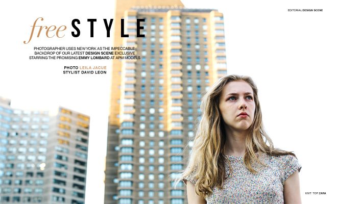 Emmy Lombard by Leila Jacue for DESIGN SCENE