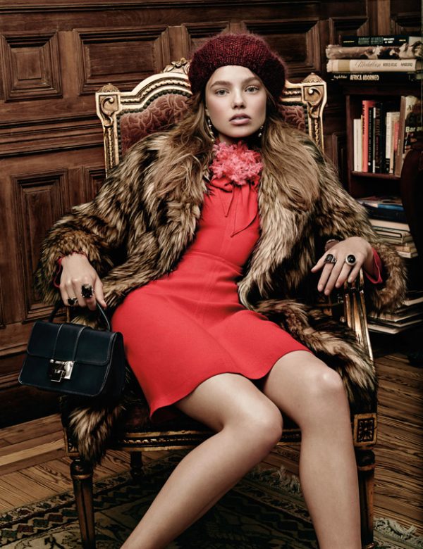 Kristine Froseth & Julia Belyakova for W Magazine