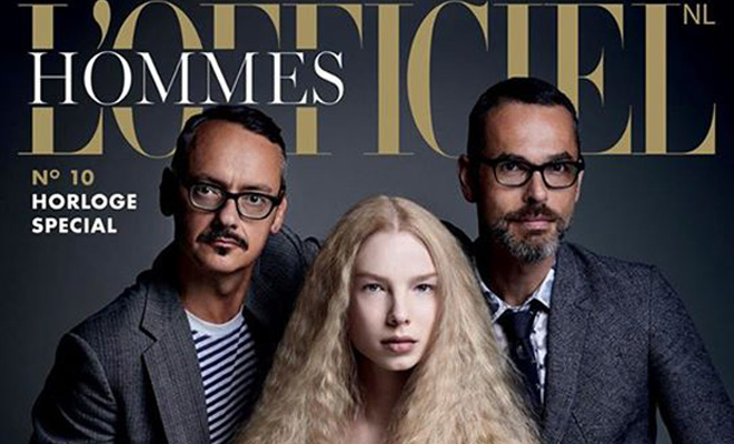 Transgender Model Valentijn De Hingh Joins Viktor & Rolf for L’OFFICIEL Hommes Cover Shoot