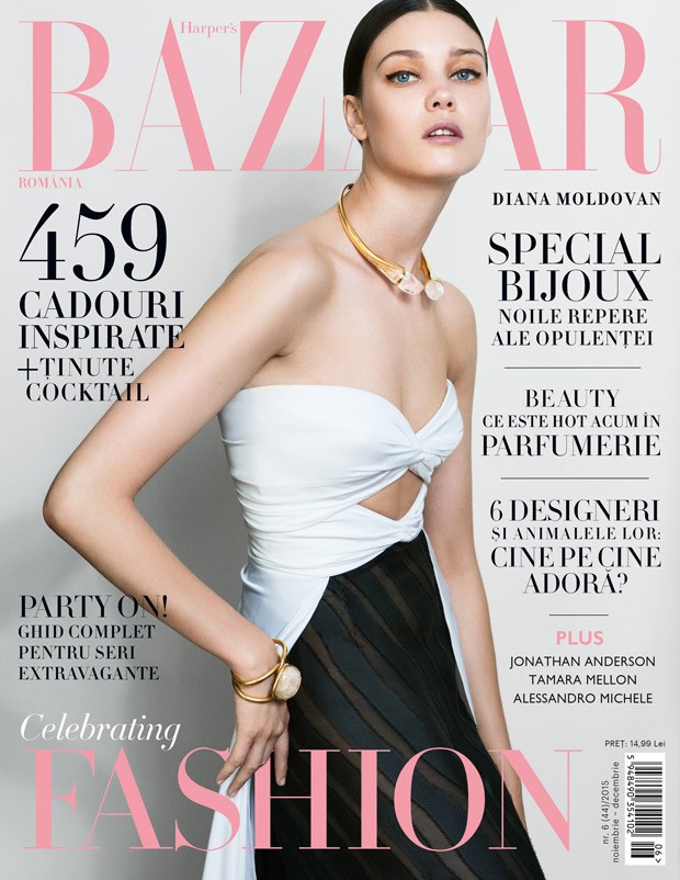 Diana Moldovan for Harper's Bazaar Romania by Dan Beleiu