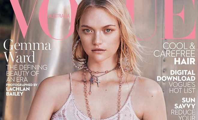 Gemma Ward Covers VOGUE Australia January 2016 Edition