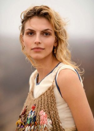 Karlina Caune for Elle France by Gilles Bensimon
