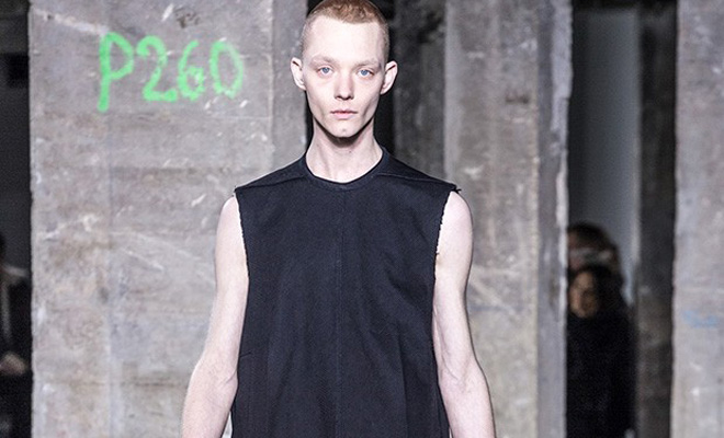 #PFW Rick Owens Menswear Fall Winter 2016.17 Collection