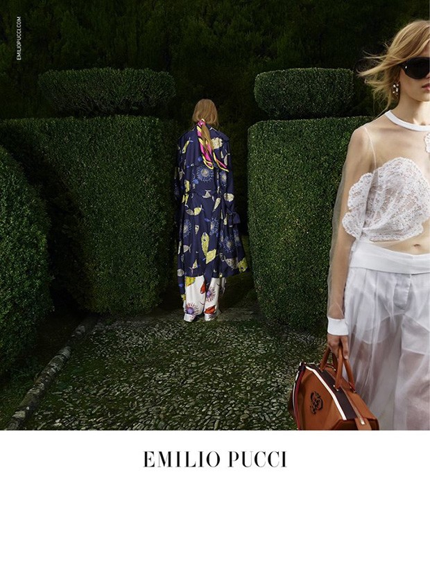 Emilio Pucci S/S 2016 : Odette Pavlova & Kadri Vahersalu photographed ...