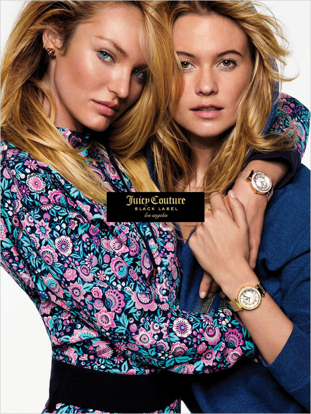 Candice Swanepoel & Behati Prinsloo for Juicy Couture Black Label SS16