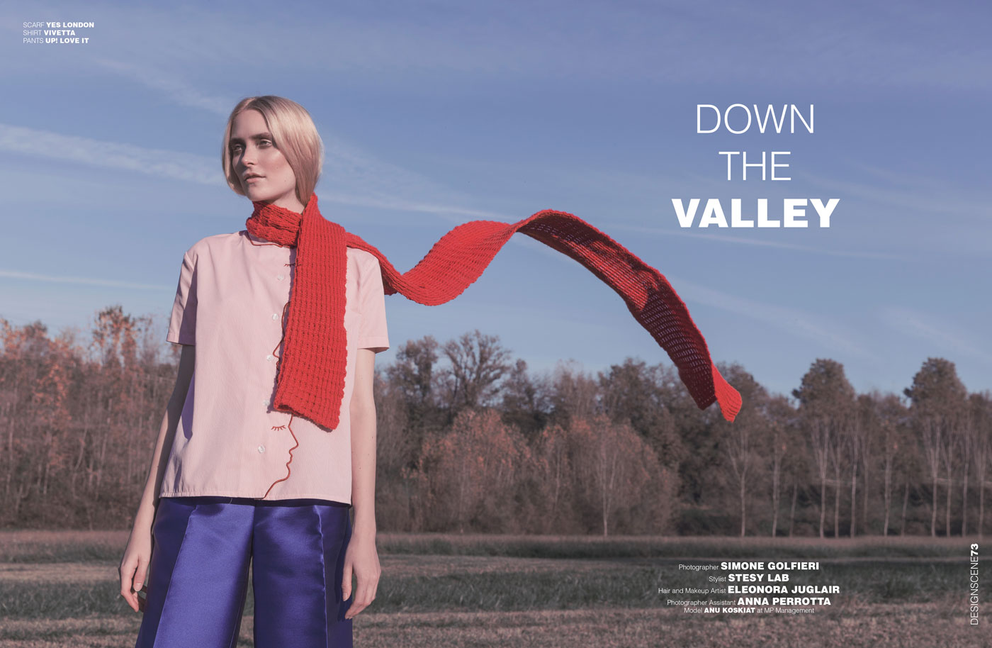 Down the Valley by Simone Golfieri for Design SCENE Magazine