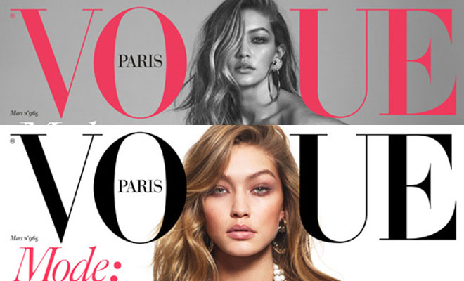 Gigi Hadid In Chanel Pre-Fall 2016 for VOGUE Paris