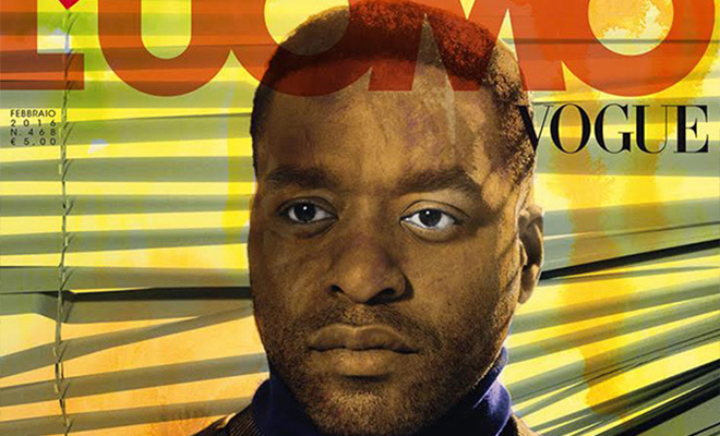 Actor CHIWETEL EJIOFOR by MILES ALDRIDGE for L’UOMO VOGUE