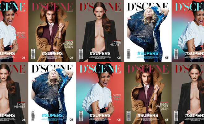 #SUPERS NIKI TAYLOR, CHANEL, LYDIA & DAAN COVER D’SCENE MAG