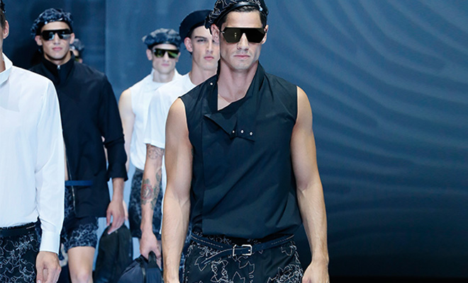 #MFW Emporio Armani SS17 Menswear Collection