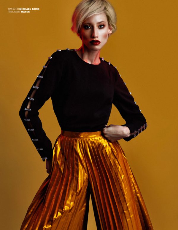 Marina Krtinic is Demonically Beautiful for Our Design SCENE Magazine