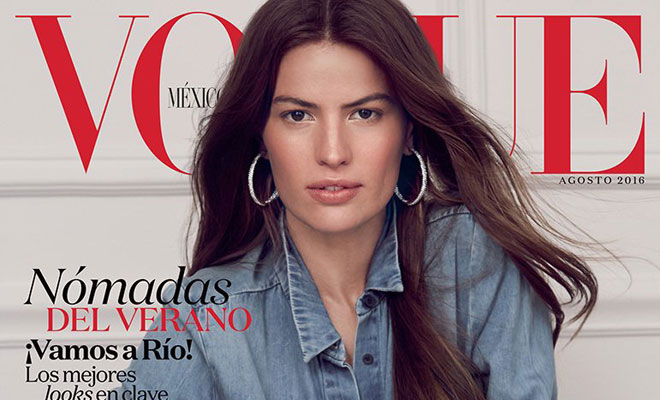 Supermodel Cameron Russell Goes Denim for VOGUE Cover Story