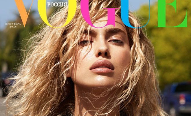 IRINA SHAYK Is VOGUE Russia September Cover Girl!