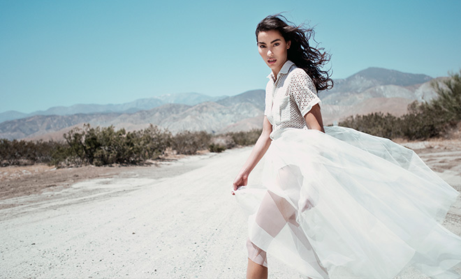 DESIGN SCENE STYLE: Adrianne Ho in Wildflower by Sally & Emily