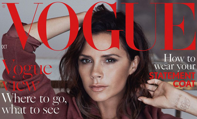 VICTORIA BECKHAM Returns On The Cover of BRITISH VOGUE