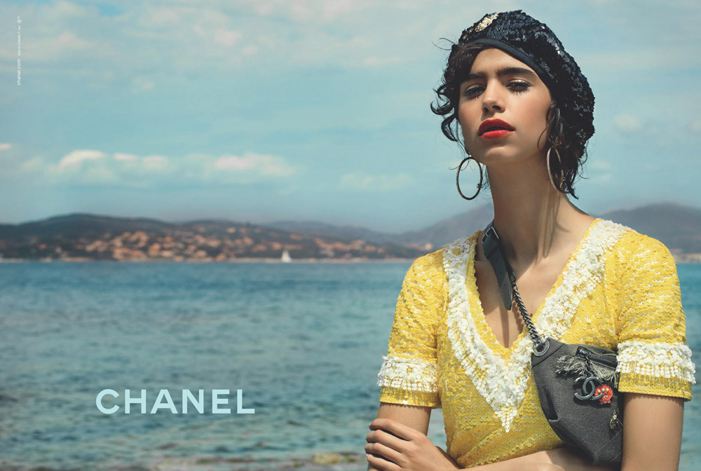 Mica Arganaraz Stars in Chanel Cruise 2017 Campaign