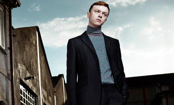 DANE DEHAAN Returns As The Face of PRADA