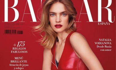 Natalia Vodianova Is the Cover Girl of Bazaar Spain December 2016 Issue